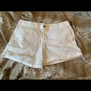 Banana Republic white shorts